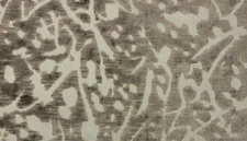 DONGHIA BROKEN MIRROR CAMEL STRIE VELVET ABSTRACT MODERN FABRIC BY THE YARD