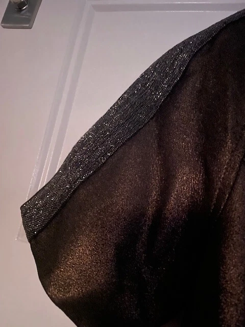 BNWT Neiman Marcus The Leather Collection Jacket Beads Brown Bronze SZ XS - Image 3 of 4