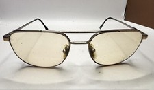 BerDel Sferoflex JOEL Eyeglass Frame Italy NATURAL GEP Gold Electroplated 135mm