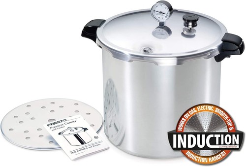 Escáner de presión compatible con inducción de 23 cuartos, plata, aluminio - Imagen 8 de 12
