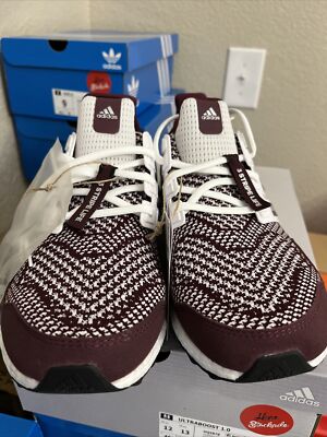 NEW Adidas Ultraboost 1.0 Texas A&M College HQ5878 Men's Size 10.5 11 11.5  12 | eBay