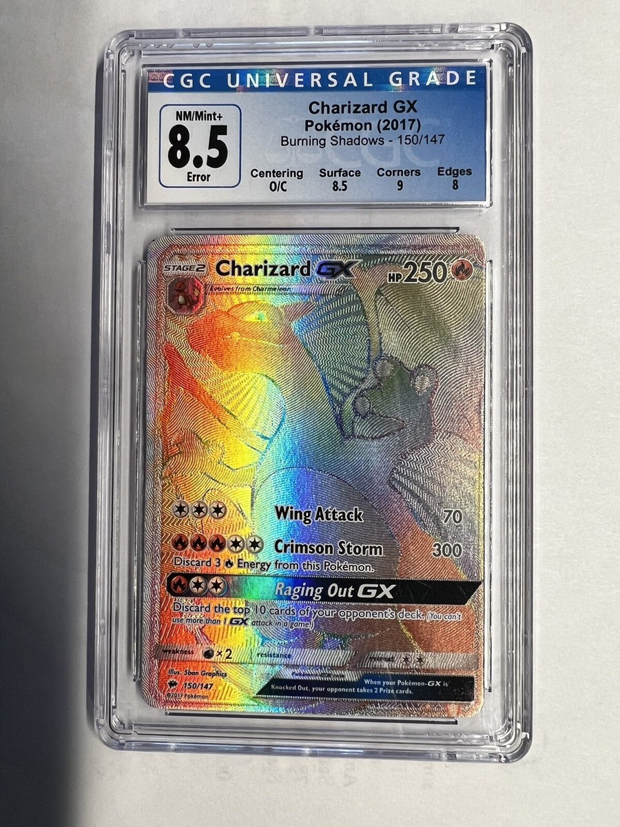 Pokemon Charizard Gx Error Secret Rainbow 150/147 Mc Oc Off Pokemon Charizard Gx Error Secret Rainbow 150/147 Mc Oc Off
