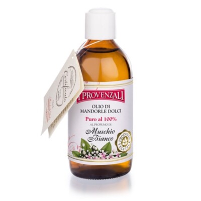 I PROVENZALI duftendes Mandelöl mit weißem Moos - Körperöl 200 ml