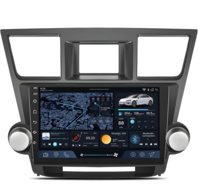 For Toyota Highlander 2008-2013 10.1'' Android Car GPS Radio Stereo 8-Core Wifi 
