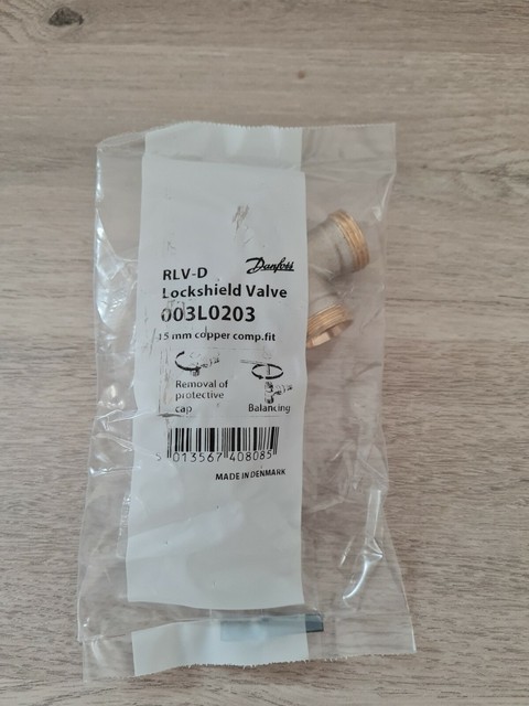 Copricapo Testa Ruota Danfoss RVL-D 15 Mm – Bianco O Cromato – Scegli L'opzione - Foto 5