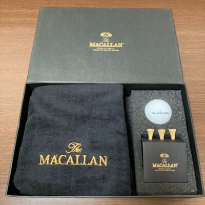 Macallan Golf Ball Set Towel Tees Novelty Limited Edition  From Japan Rare New