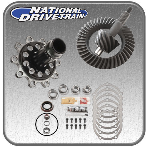 RING AND PINION, BEARING INSTALL KIT & FULL SPOOL FITS FORD 9" 3.50