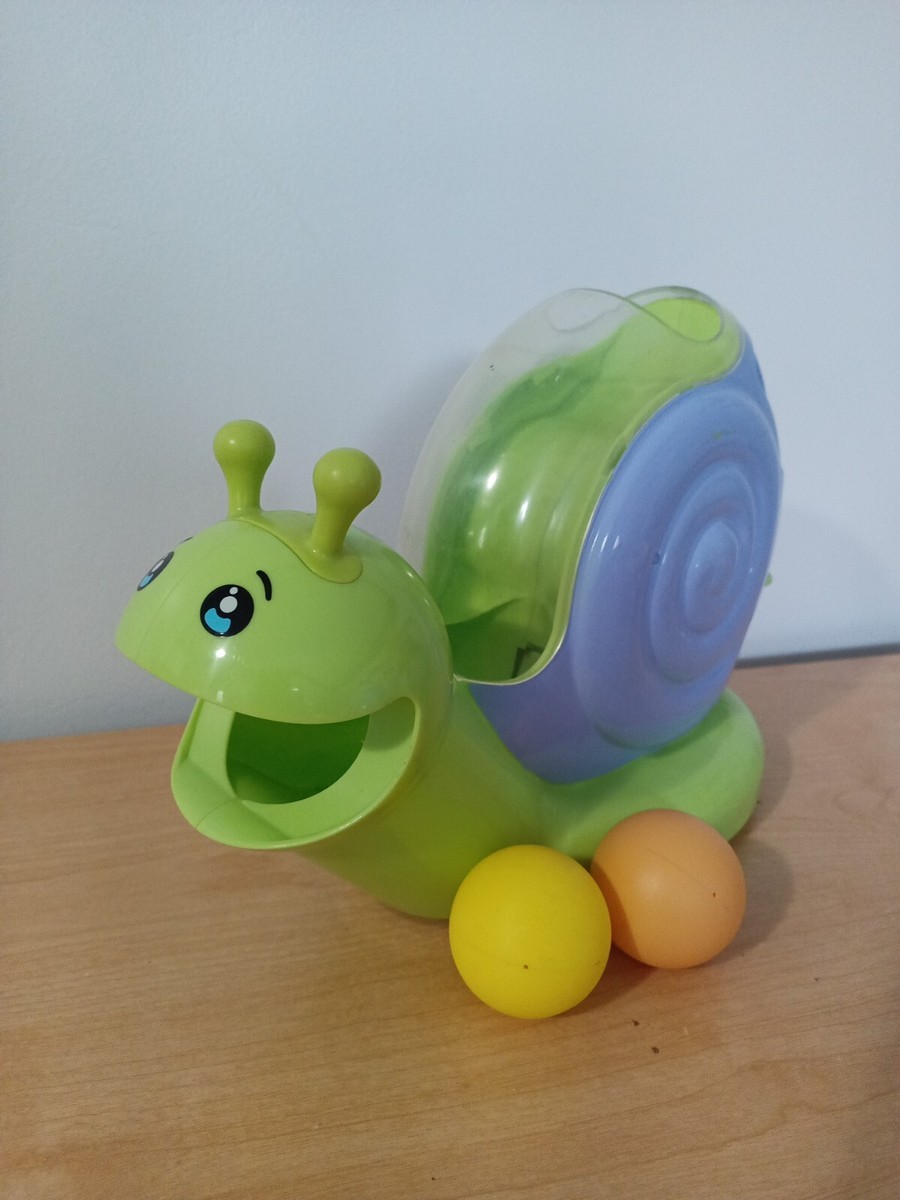 Snail Shellby Ball Pop Toy Infant Baby Developmental Ball Popper