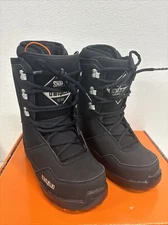 ThirtyTwo Women's Shifty Snowboard Boots Size 7.5 Black Silver #2B3