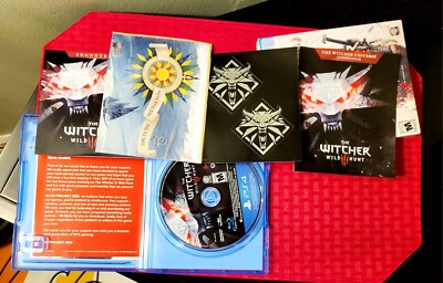 The Witcher 3 Wild Hunt Sony PlayStation 4 PS4 Complete with all Bonus Content