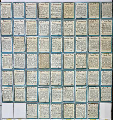 1964 Beatles Diary Complete Vintage Trading Card Set 60 cards #1A