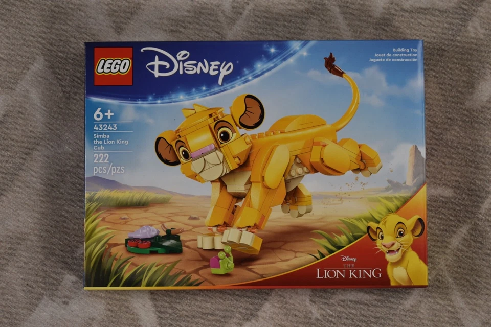 LEGO Disney Simba el Rey León Cachorro 43243 Juguete Kit de Construcción 222 piezas Foto 3 de 4