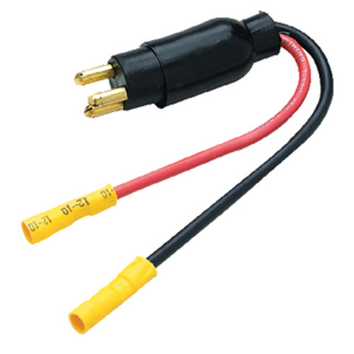 Side Male 2 Wire Trolling Motor Plug For Boats - 10 Awg Wire