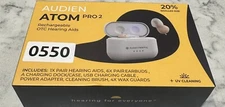 Audien ATOM PRO 2 Wireless Rechargeable OTC Hearing Aid NIB