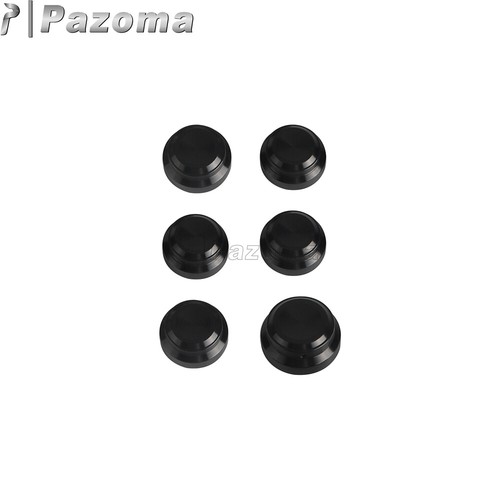 Black Nut Bolt Cap Engine Screw Air Intake Covers For Harley Nightster 975 RH975 - Picture 5 of 6