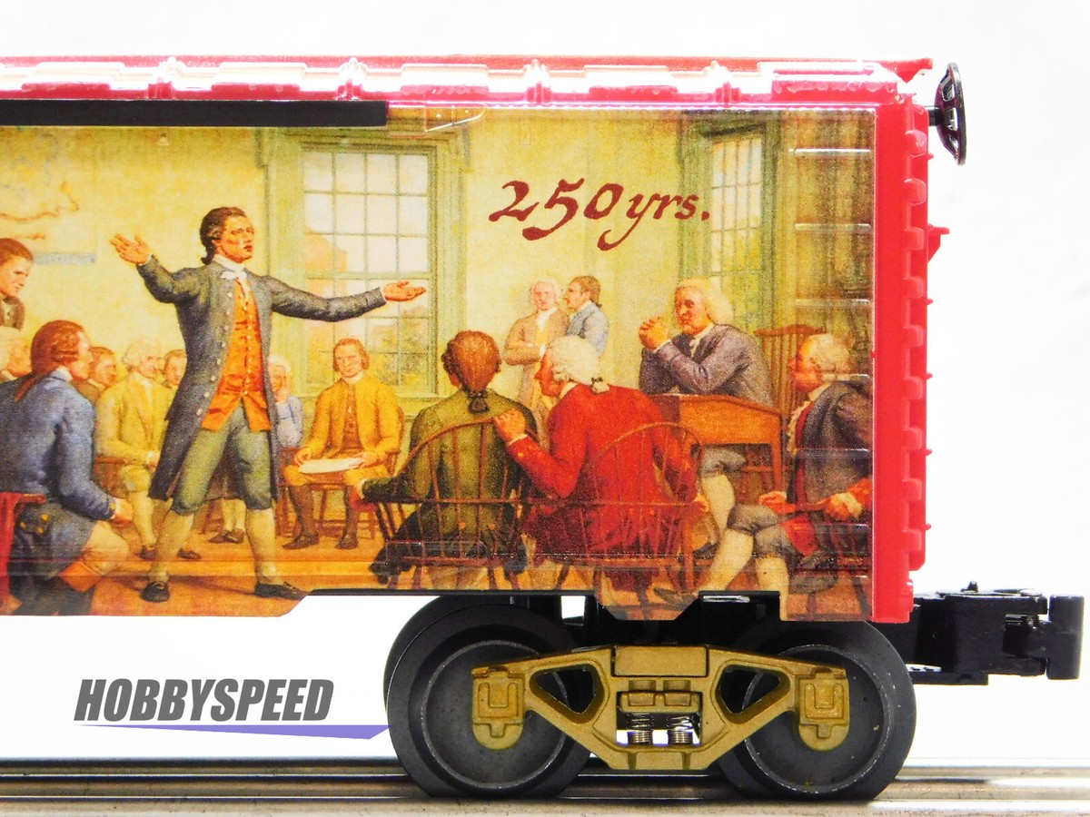 LIONEL FIRST CONTINENTAL CONGRESS 250TH ANNIVERSARY BOXCAR MUSA