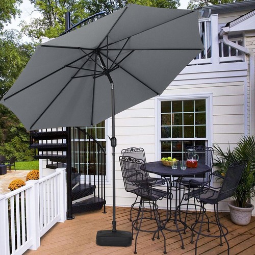 XLarge Shade 3M Round Garden Patio Sun Parasol Outdoor Umbrella With Crank Tilt - Picture 53 of 58