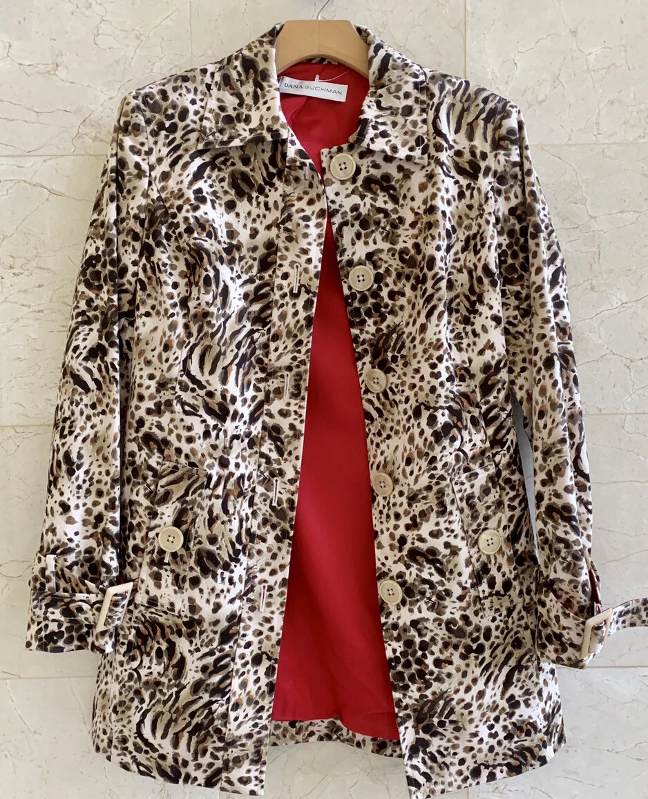 Dana buchman leopard clearance jacket