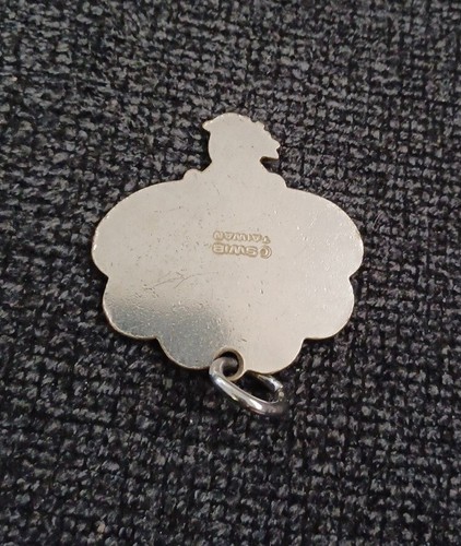 Vintage 1980's SWIB Enamel Heart Balloons Rainbow Key Ring Taiwan 2 Inch No Ring - Picture 6 of 9