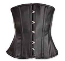 Vance Leathers Classic Black Leather Corset *Medium OR X-Large