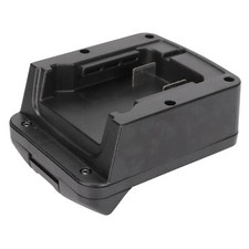 Power Tool Battery Converter Shock Resistant Black 18V Use ABS Material