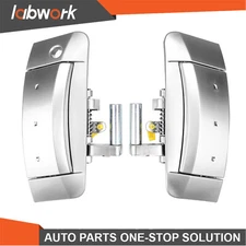 Labwork Pair Outside Outer Silver Door Handle For Nissan 350Z 2003-2009 Plastic