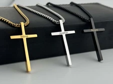 Custom Name Psalm Cross Necklace, Personalized Christian Jewelry, Christmas Gift