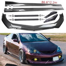 Carbon Fiber Front Bumper Lip Spoiler Side Skirt For Acura Rsx Dc5