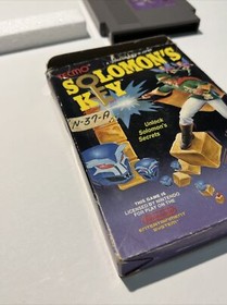 Solomons Key Game NES Nintendo Entertainment System Tecmo Original Boxed