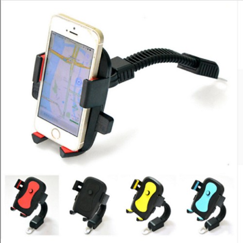 Universal Bike Electric Scooter Motorcycle Handlebar Phone Mount With Safety - Photo 2 sur 13
