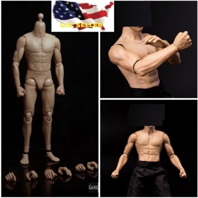 Ganghood G002 1/6 scale Muscle male Body 2.0 for 12" figure Hot Toys DX04 ❶USA❶
