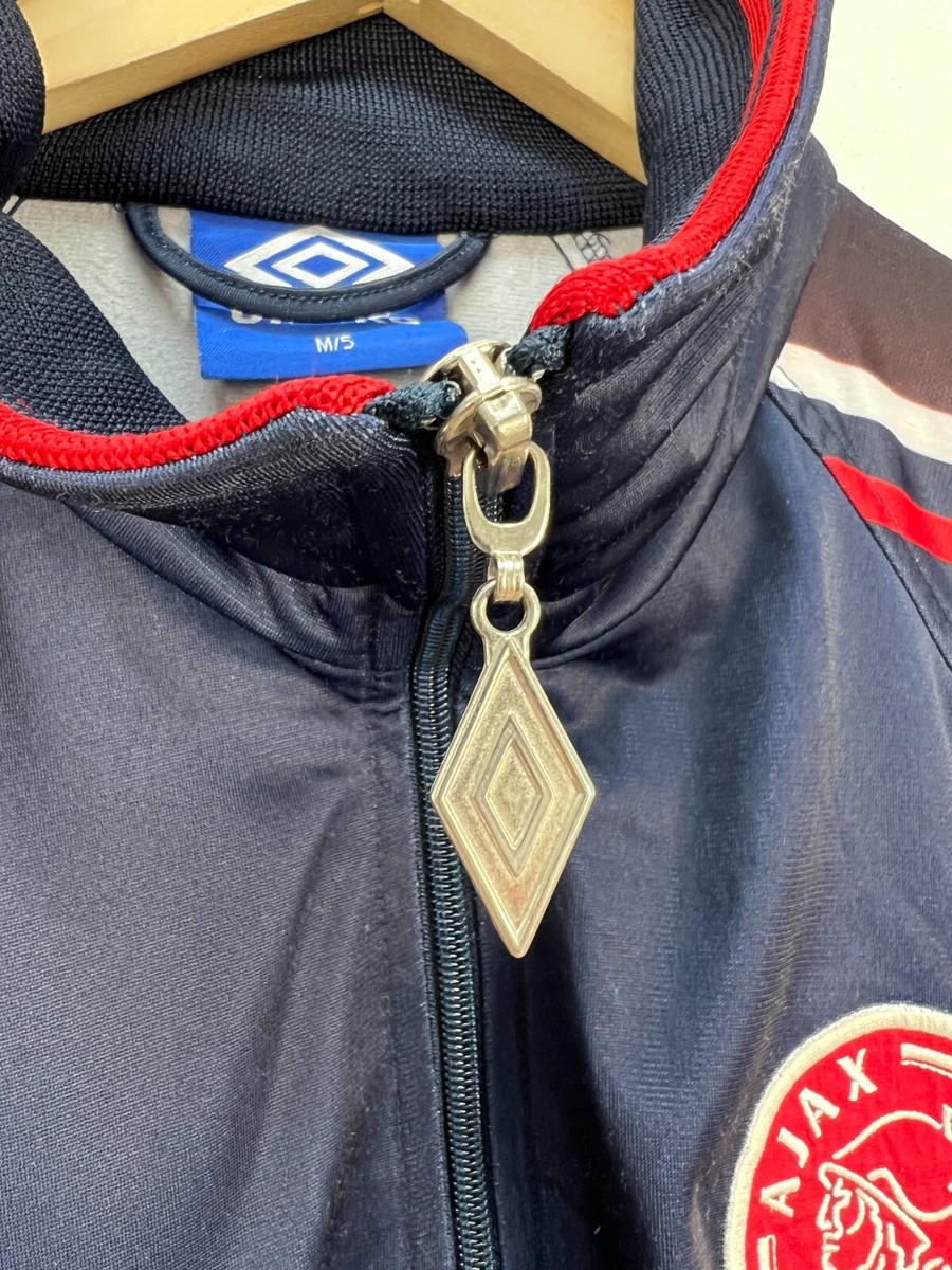 90s Vintage Ajax Amsterdam Umbro Track Top Jacket Football