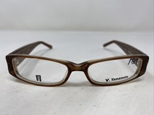 Montatura occhiali da vista Y. Yamamoto Japan n.5 F30 laminato marrone bordo intero O966