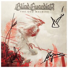 BLIND GUARDIAN The God Machine LP FULLY SIGNED with autographs vinyl album BLIND GUARDIAN The God Machine LP FULLY SIGNED with autographs vinyl album