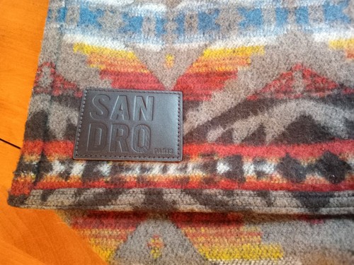 Sandro Tote Bag Canyon Aztec Geometric Multicolor Pendleton Style Nice Cond - Picture 2 of 7