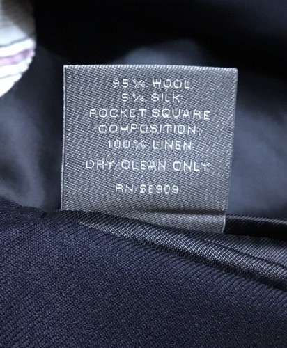 Daniel Cremieux Mens 42L Loro Piana Wool Silk Navy Suit Made in Italy New! $1995 - 第 12/19 張圖片