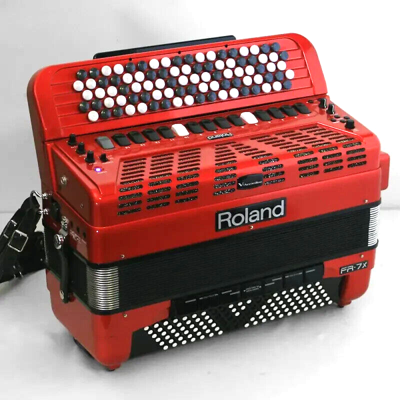 ROLAND FR-7XB BK V-ACCORDION DIGITAL BUTTON ACCORDION 92 BASS MADE