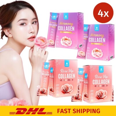 4x Mana Hermony + Mana Rose Hip Collagen Double Complex Nourish Skin Youthful