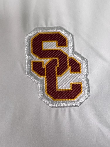 Chaqueta cortavientos USC Trojans NCAA Nike Coach negra/blanca para hombre GRANDE NUEVA CON ETIQUETAS - Imagen 3 de 16