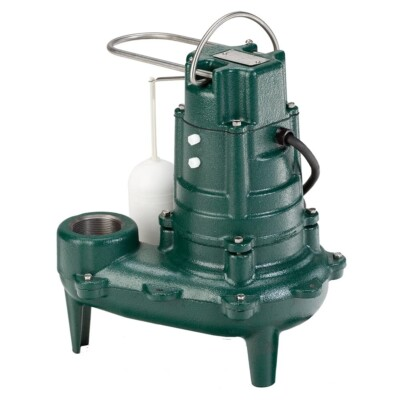 #ad Zoeller Waste Mate 267 0001 Sewage Pump 1 2HP Auto Heavy Duty Submersible $379.99