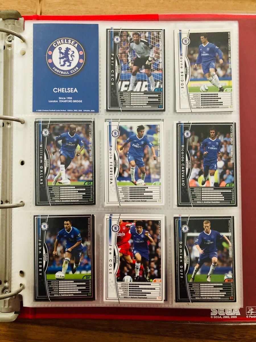 Collection 16 Cartes Panini WCCF 2004-05 – AC Milan – Serie A – Joueurs Légendes