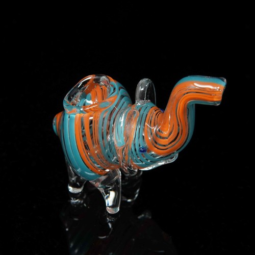 3 inch Handmade Cute Colorful Mini Elephant Smoking Bowl Glass Pipe - USA Seller - Picture 96 of 125