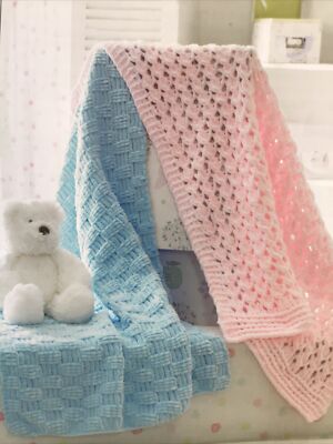 Baby Blanket Knitting Pattern for Blankets Chunky Flutterby (324