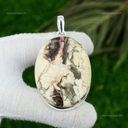 Nuevo colgante de plata de ley para hermana mookaita natural brechada venta día de la madre - Imagen 3 de 7
