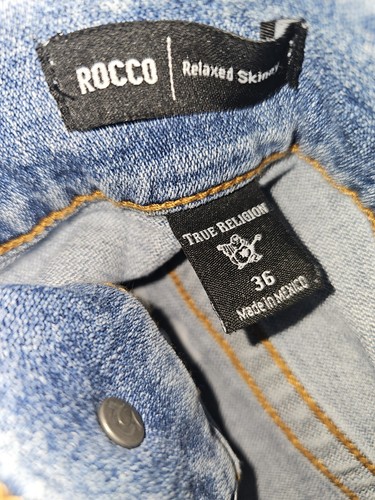 True Religion Rocco Pony Express Relaxed Skinny Denim Size 36 (37x34) MSRP $159 - Picture 6 of 6