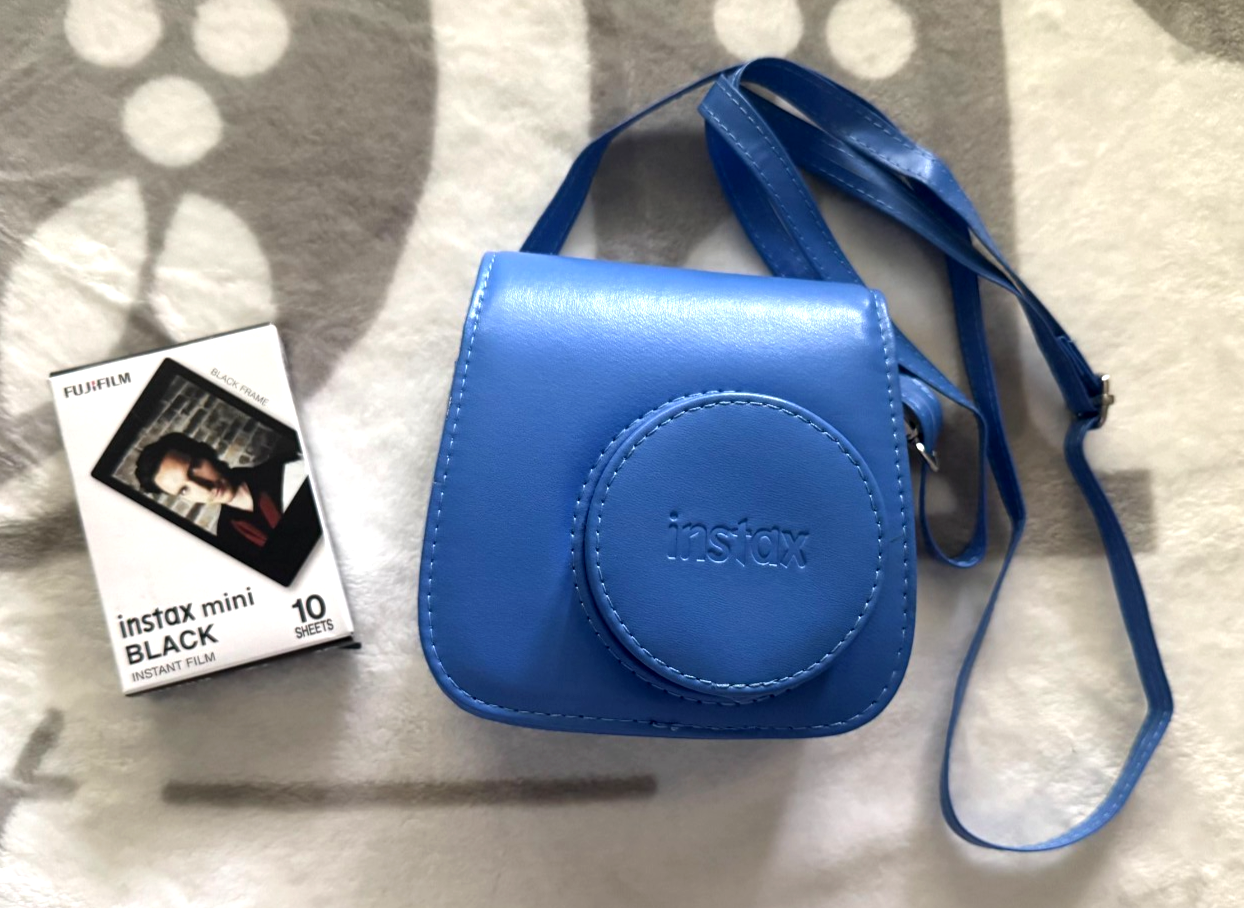 Fujifilm Instax Mini 9 Cobalt Blue Instant Camera with Case and Film