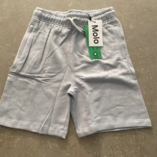 boys molo blue sweat shorts size 7-8