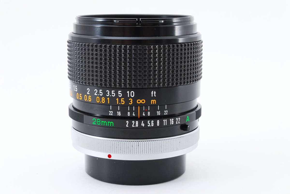 Canon FD 28mm f2 S.S.C SSC Wide Angle MF Lens in BOX [Rare Canon FD 28mm f2 S.S.C SSC Wide Angle MF Lens in BOX [Rare