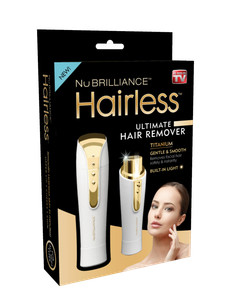 Hairless By NuBrilliance - The Ultimate Painless Hair Remover - 2 Colors, NEW!