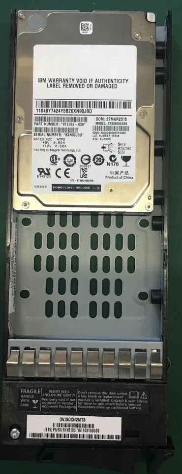 IBM HDD Hard Drive w/Tray 85Y6185 3543 V7000 300GB 2.5'' 15K 6GB SAS - Image 2 of 4